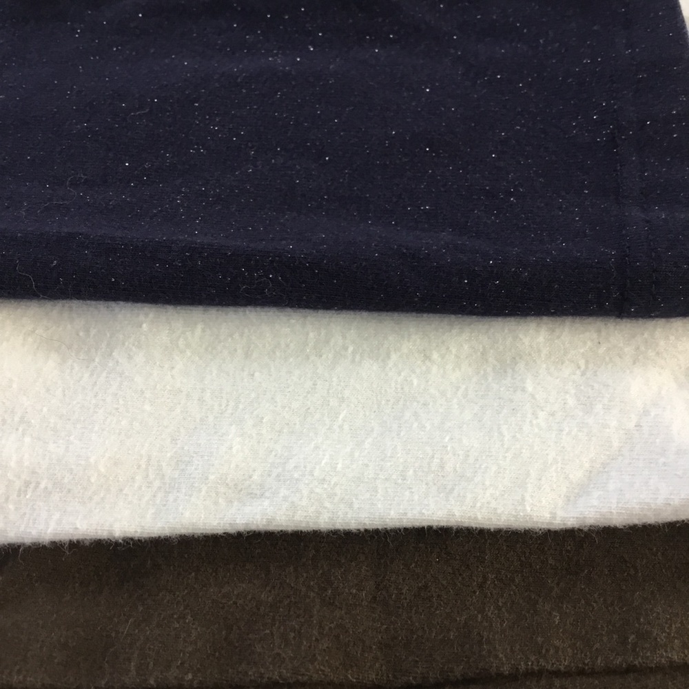 Navy Sparkle, Brown, & White Leggings